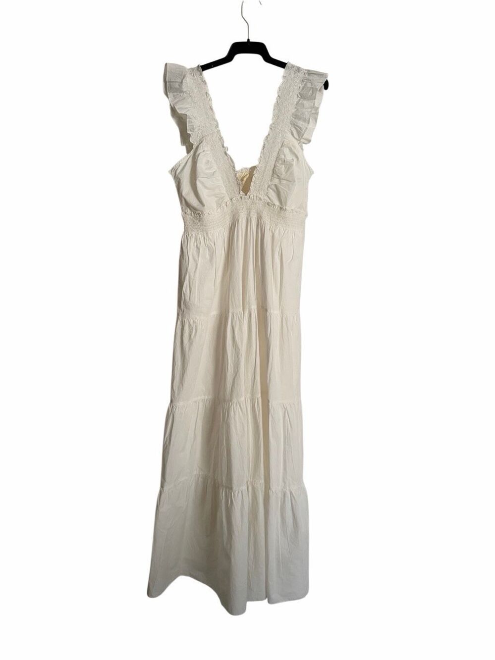 LoveShackFancy Arnene Midi Dress S White - Picture 7 of 12